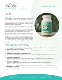 Klenz+ - VerVita Products, L.L.C