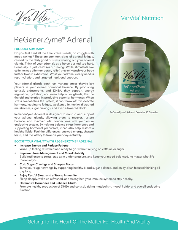 ReGenerZyme Adrenal - VerVita Products, L.L.C